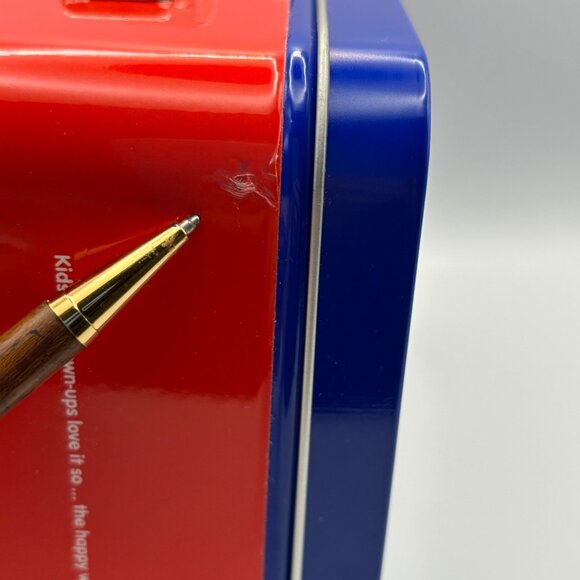 I Love Haribo Blue & Red Metal Tin Lunchbox Decorative Storage Box - Picture 4 of 10